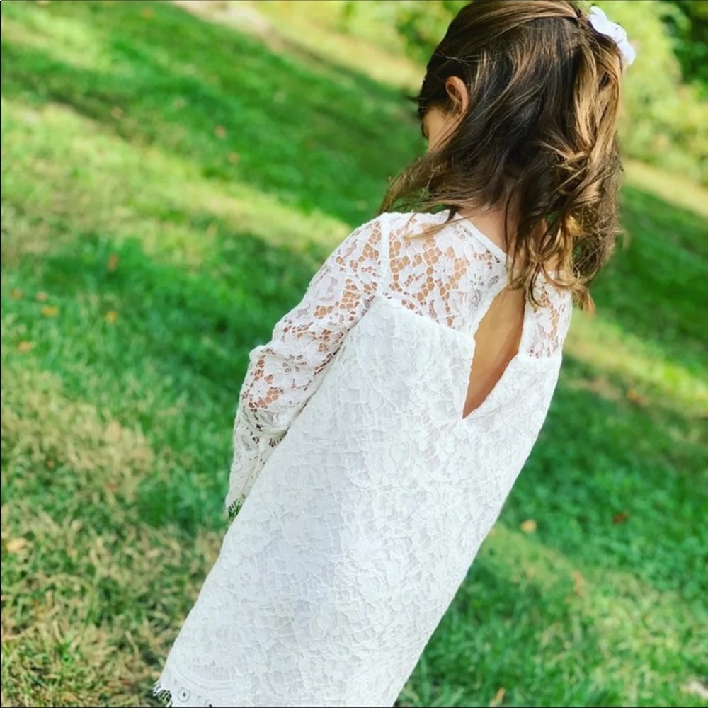 4T rustic lace dress